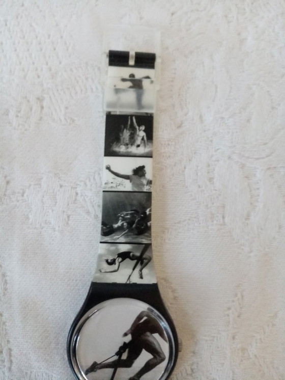 Image 1 of Montre d'art Swatch signé Annie Leibovitz/quartz Suisse Atlanta  1996