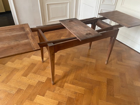 Image 1 of Mesa extensible Mesa de comedor Mesa Madera de cerezo Antigua Francesa