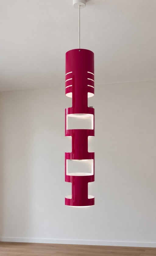 Kundalini Sama Hängelampen – Gregorio Spini (2004) – 2er-Set (Fuchsia / Magenta) – plafondlampen, Plastic (photo 2 of 5)