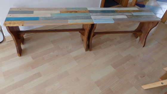 Image 1 of panche, sgabelli lotto 2 unità