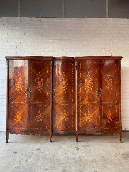 Armadio intarsiato anni '50