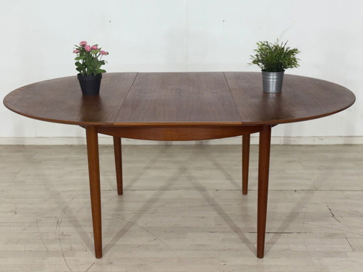 Danish Teak Esstisch Holz  Tisch Esszimmertisch ausziehbar Dyrlund