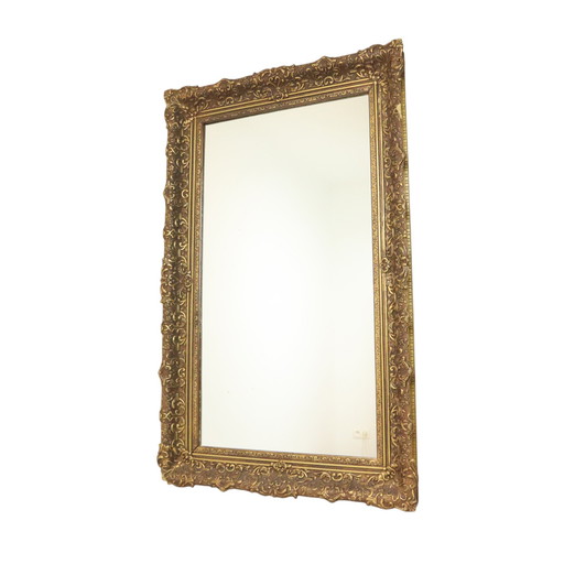 Large Gold Baroque Style Mirror