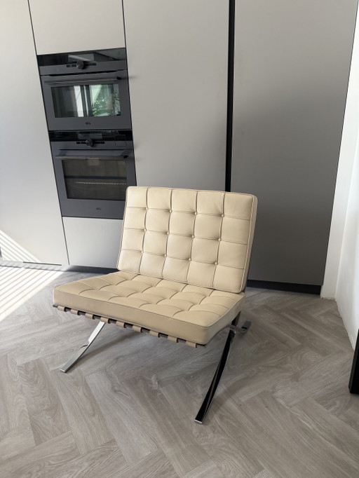 Knoll Barcelona Stoel – stoelen fauteuils, Leather, Metal