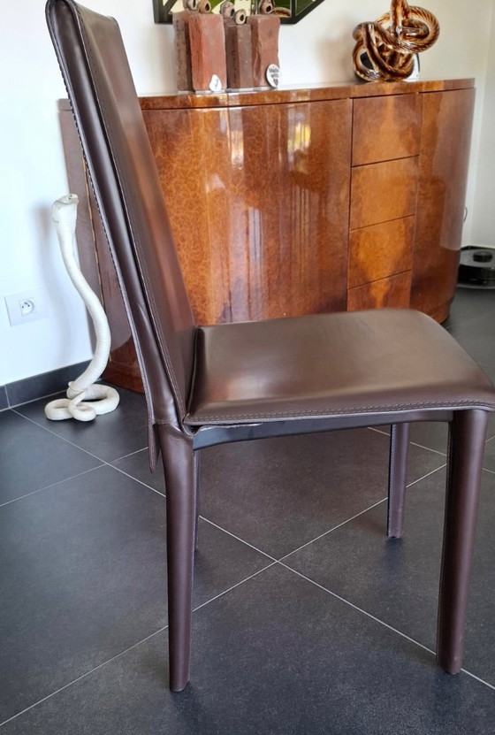 Sedie di design in pelle italiana Fasem – Sedie da pranzo, Leather (photo 3 of 5)