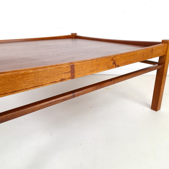 Tavolino da caffè quadrato vintage, design danese, in teak, anni '60/'70, stile Mid-Century Modern. (photo 7 of 9)