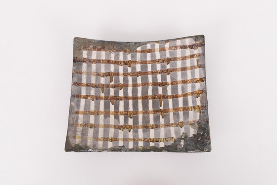 Image 1 of Sculptural ceramic dish plate, Sicily