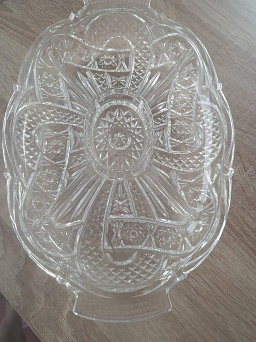 Plateau de service en verre – decoratieve objecten, Crystal, Glass