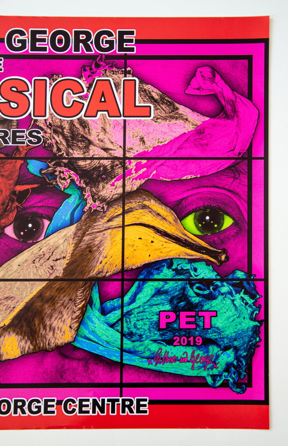 Image 1 of Gilbert & George Gesigneerde Poster / The Paradisical Pictures - Huisdier / 59,4 x 84,1cm 23,4 x 33,1in (A1)