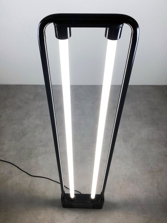 Image 1 of Vintage Postmodern Floor Lamp • Duo • Boccato/Gigante/Zambusi • Zerbetto • 1980