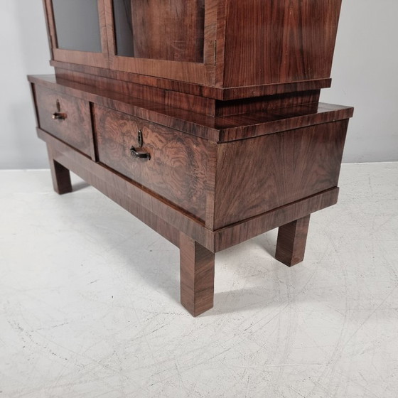 Art Deco Vitrine, 1970er Jahre – Holz (photo 5 of 11)