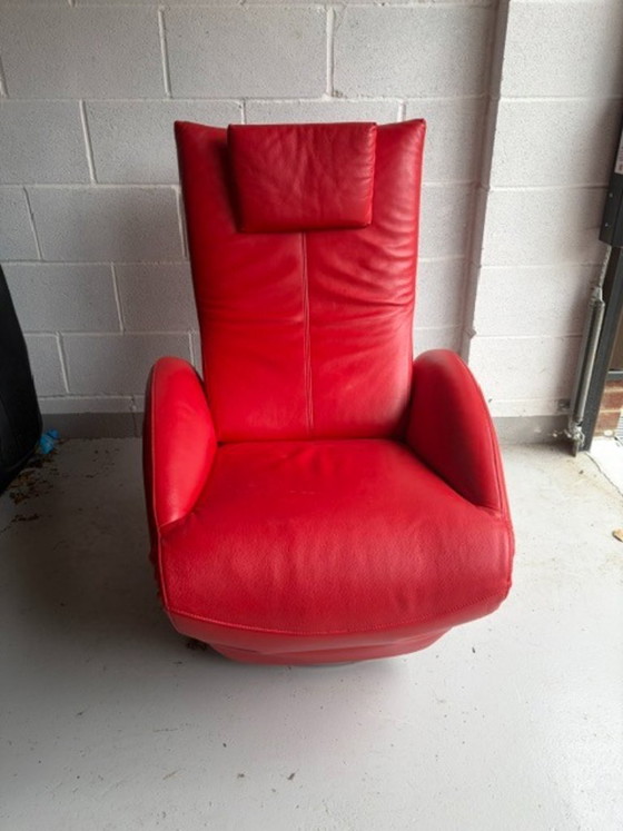 Frank Sitzmobel 'Mate' Fauteuil de Relaxation – Frank Sitzmöbel, Fauteuils de relaxation, Leather, Metal (photo 5 of 9)