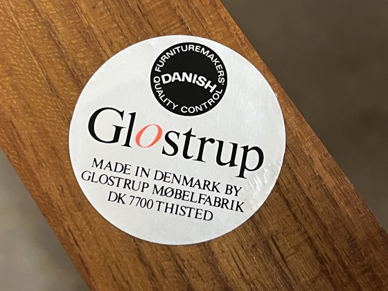 Image 1 of Ausziehbarer Dänischer Teak Esstisch von Glostrup