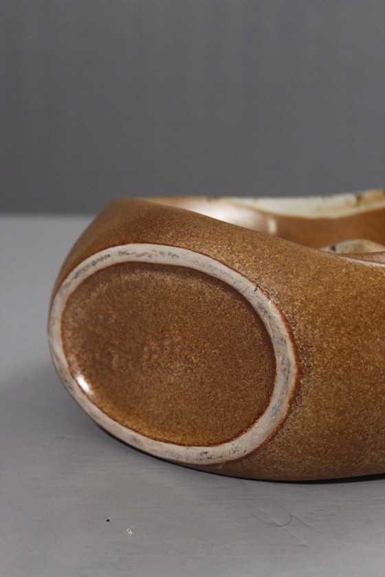 Image 1 of Roberto Rigon für Bertoncello Ceramiche – Freiformvase Italien 1970er Jahre