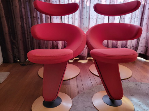 2 x Varier Peel Design Stoel Met Voetenbank