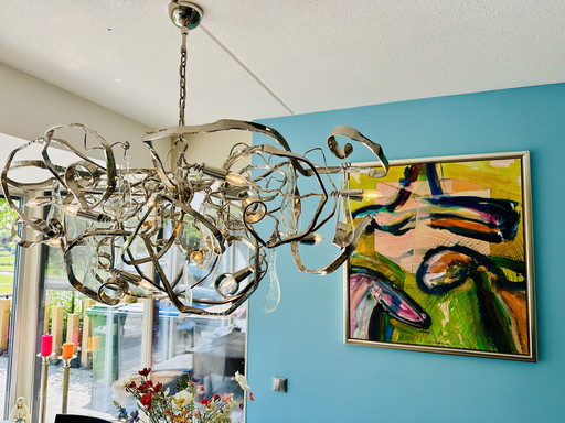 Brand van Egmond Delphinium chandelier 140 cm x 70 cm