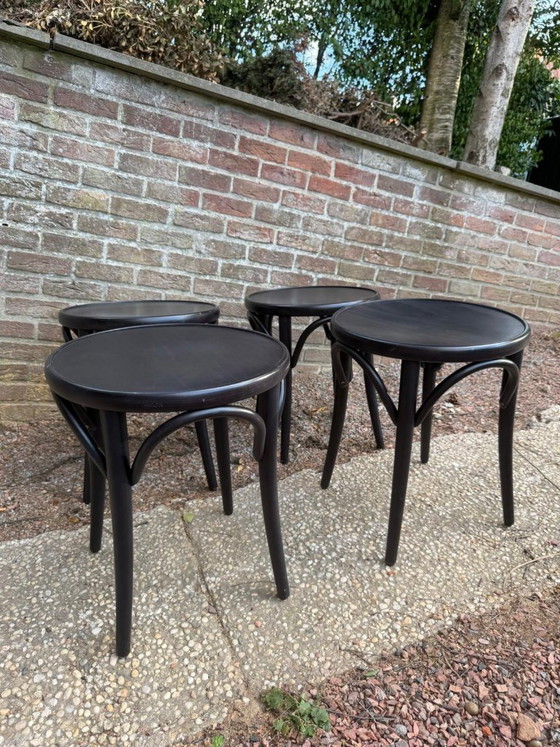4 x Tabouret TON/Thonet - Modello N°60 – Sgabelli, Wood (photo 5 of 5)