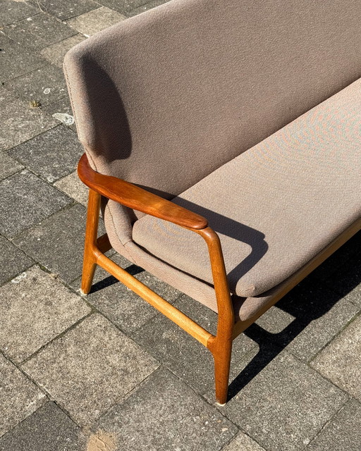 Bovenkamp Dreisitzer-Sofa, entworfen von Aksel Madsel und Henry Schubell