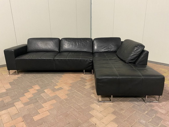 Image 1 of Piet Klerkx Grote Leren Hoekbank– Ruime Hoekcomfort-Tijdloze Lederen Elegantie-Gratis Levering