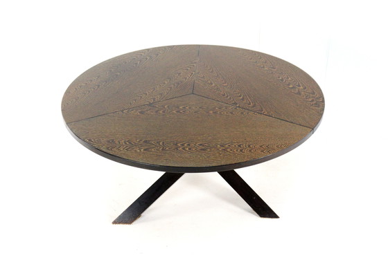 Image 1 of Gerard Geytenbeek wenge round dining table vintage