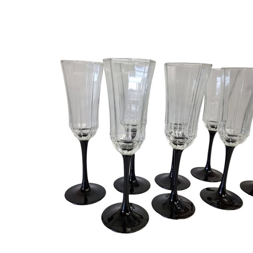Vintage Luminarc Champagne Glasses