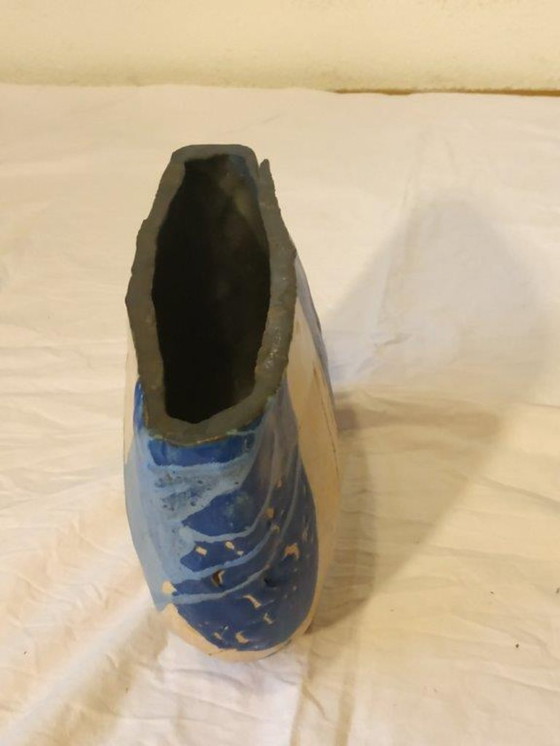 Image 1 of Oval Vase, Ceramic Pot, Ceramic, José Botterhuis, 27 X 8 X 19 Cm (2010)