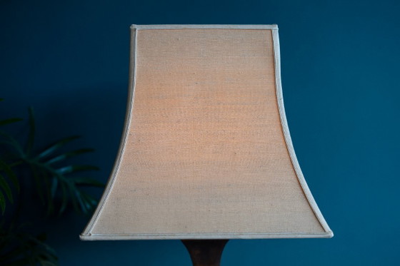 Grande lampada vintage italiana – ottone/bronzo – anni '70 – stile Il Punto – Lampade da tavolo, Brass (photo 8 of 9)