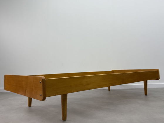 Vintage Minimalistisch Daybed / Eenpersoonsbed Jaren 50/60 – Eenpersoonsbedden, Wood (photo 2 of 13)