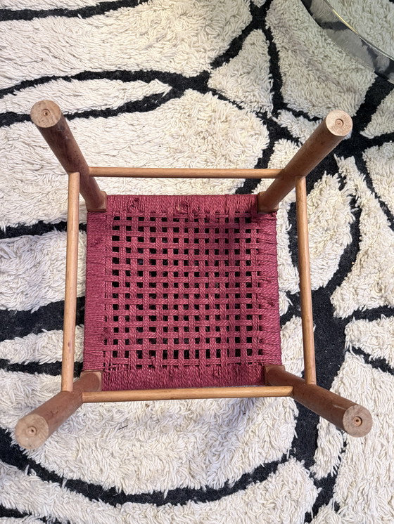 Image 1 of Krukje Deense stijl jaren vintage in tessuto intrecciato anni '60 