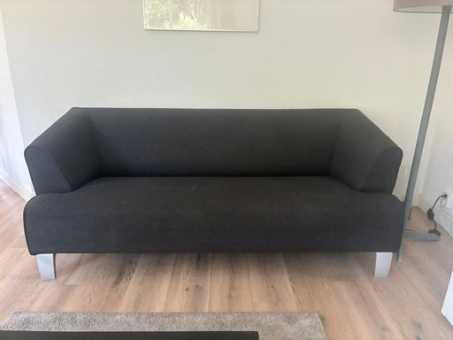 Canapé 2,5 places Ralph Benz (195 cm), tissu gris foncé,