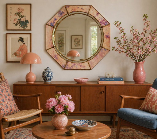 Achthoekige Venetiaanse Spiegel