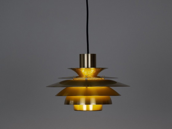 Image 1 of Coppia di 2 lampade a sospensione vintage danesi Verona di Kurt Wiborg, Jeka, anni '80