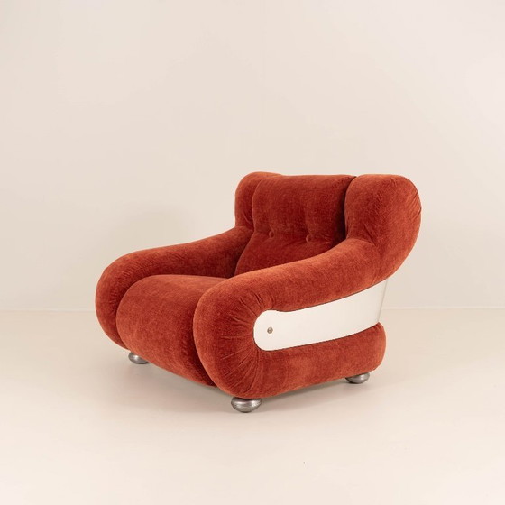 Image 1 of Re-upholstered Italian armchair