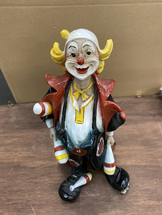 Image 1 of Scultura di clown realizzata a mano in Italia