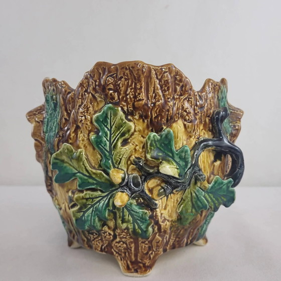 Cache pots barbotine Art Nouveau Wasmuël / Onnaing (photo 11 of 11)