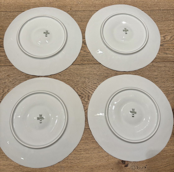 Image 1 of 4 assiettes à huîtres vintage - Bareuther Waldsassen Bavière