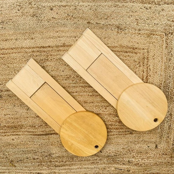 Coppia di sgabelli pieghevoli vintage Suzy di Adrian Reed – Legno (photo 12 of 20)