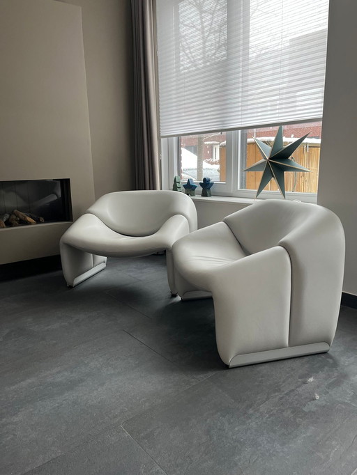 F598 Groovy Chair Artifort Pierre Paulin set van 2