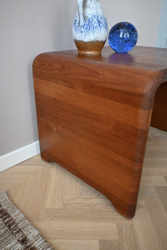 Danish Teak Side Table Hornbæk Møbelfabrik 1960s – Wood (photo 5 of 10)