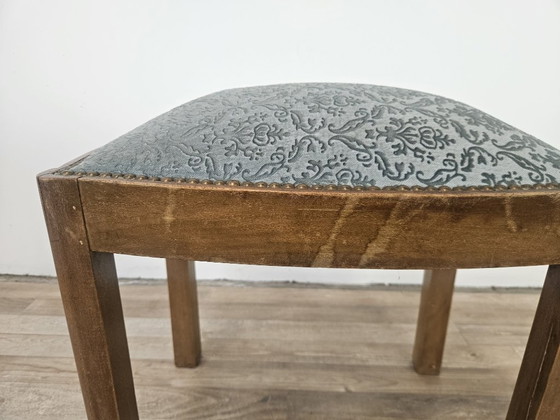 Image 1 of Art-Deco-Stuhlset mit Hocker