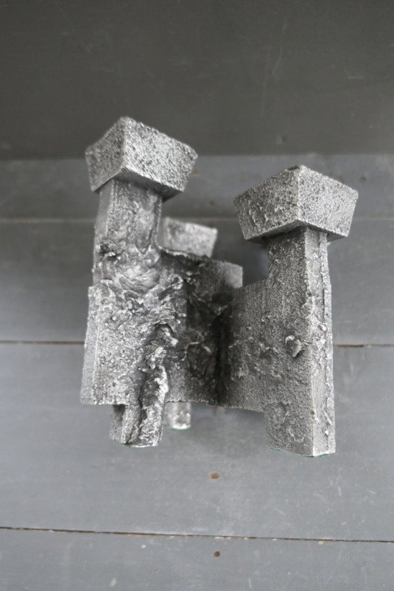 Image 1 of Vintage Brutalist candlestick Design Willy Ceysens