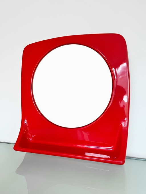 Vintage Italian Jorio Space Age wall mirror