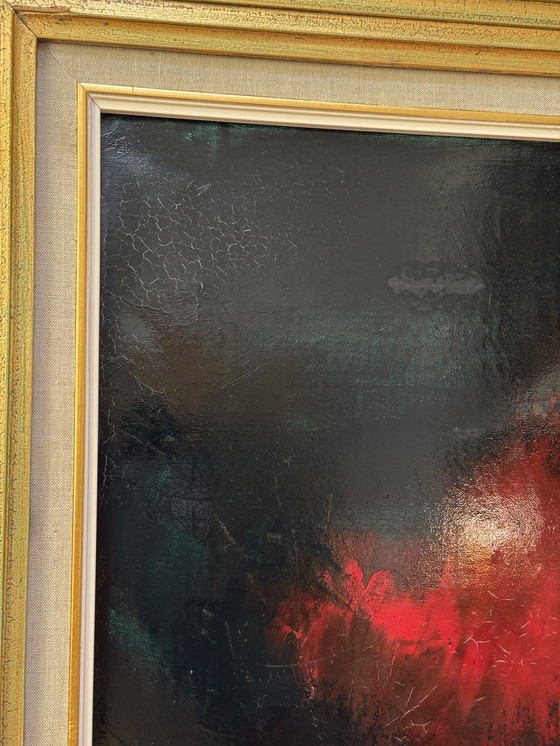 Image 1 of Sylvain Beerens (1917) - Paysage rouge