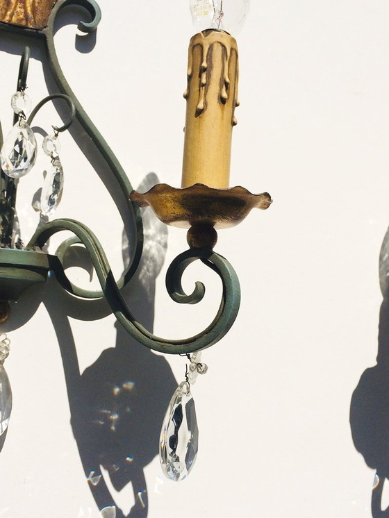 Image 1 of Coppia di lampade da parete in stile neoclassico vintage anni '50 * Applique