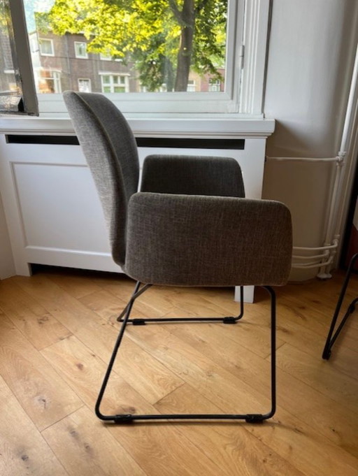 6x Manzini dining chairs Gray
