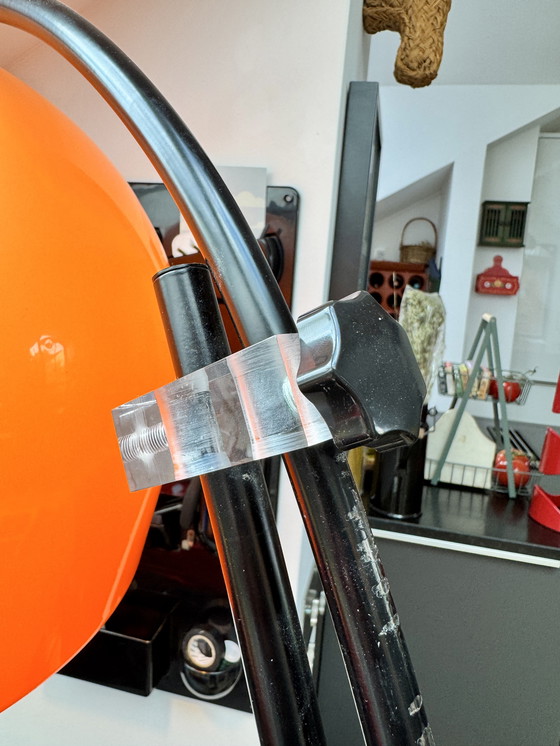 Image 1 of 70s Boog vloerlamp met telescopische structuur Space Age Vintage Mid Century Modern Licht UFO Guzzini Era
