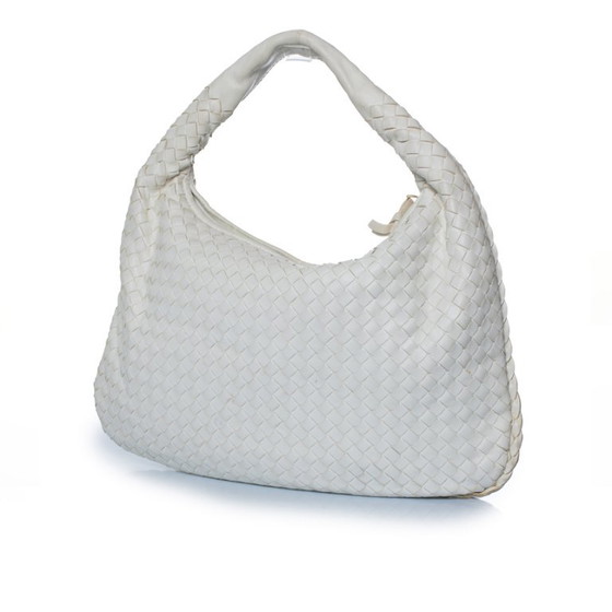 Bottega Veneta, Bolso Hobo Intrecciato en Blanco – Bolsos de hombro, Lambskin (photo 6 of 17)