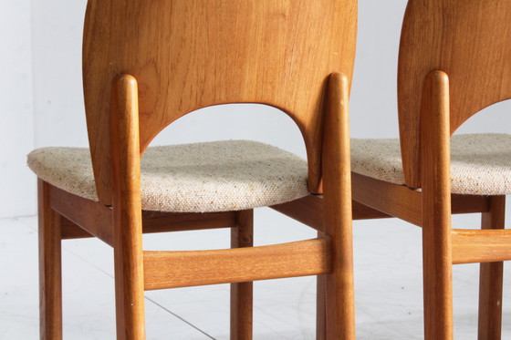 Image 1 of 5 Vintage Danish Mid - Century dining chairs Glostrup