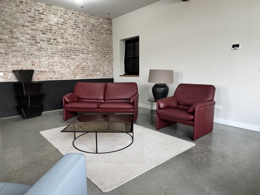 Ensemble Leolux Bora Beta Design | Canapé 2,5 places + Fauteuil | 100 % Original – zithoek, Leather