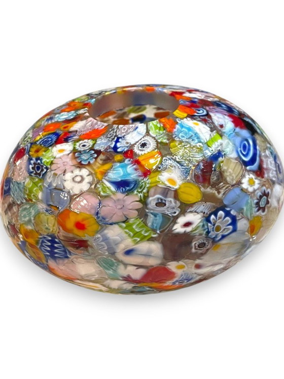 Image 1 of Murano DOGI Millifiori vaas, gemaakt in Italië. Echt Murano, geen reproductie.